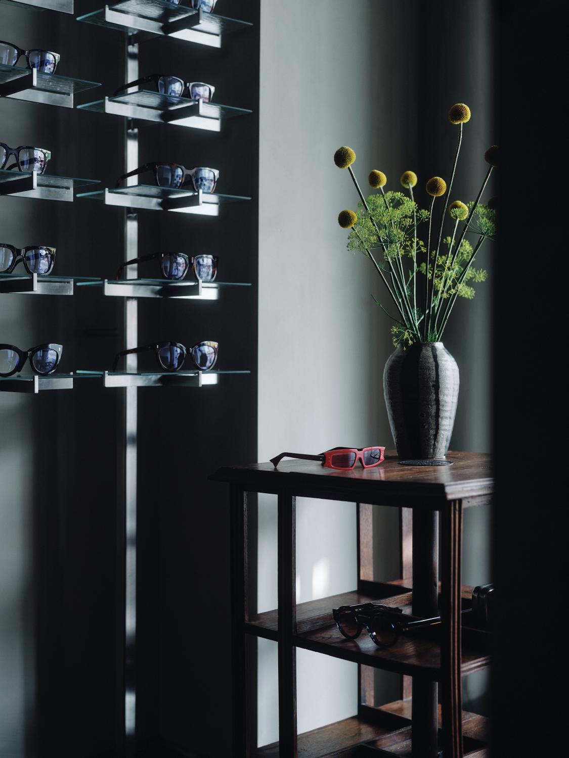 contemporary optician store
