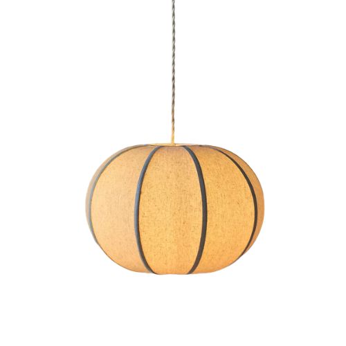 Fabric pendant light