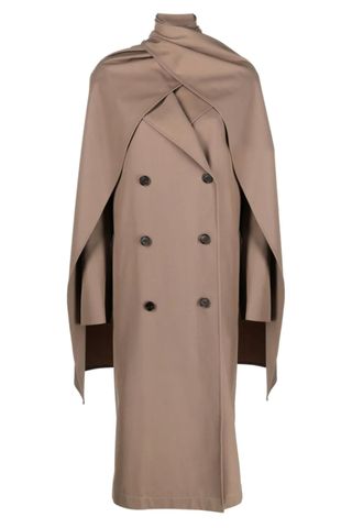 TOTEME scarf-neck trench coat