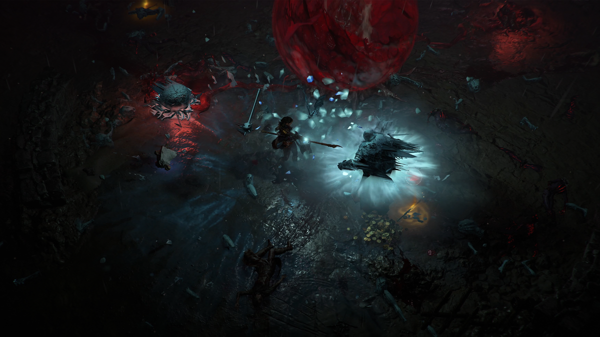 Diablo 4 season 2 screenshot of a character using a new Vampiric Power