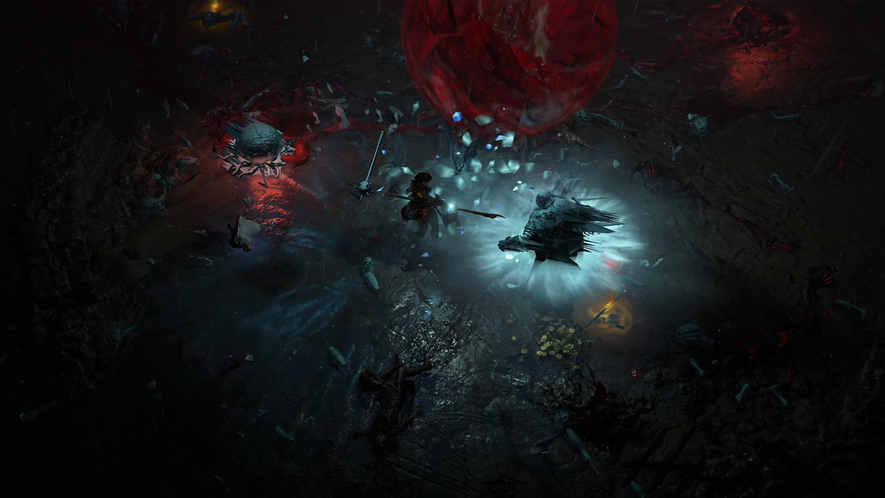 Diablo 4 season 2 screenshot of a character using a new Vampiric Power