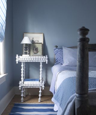Blue bedroom by Benjamin Moore