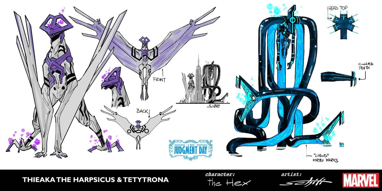 The Hex designs by Valerio Schiti
