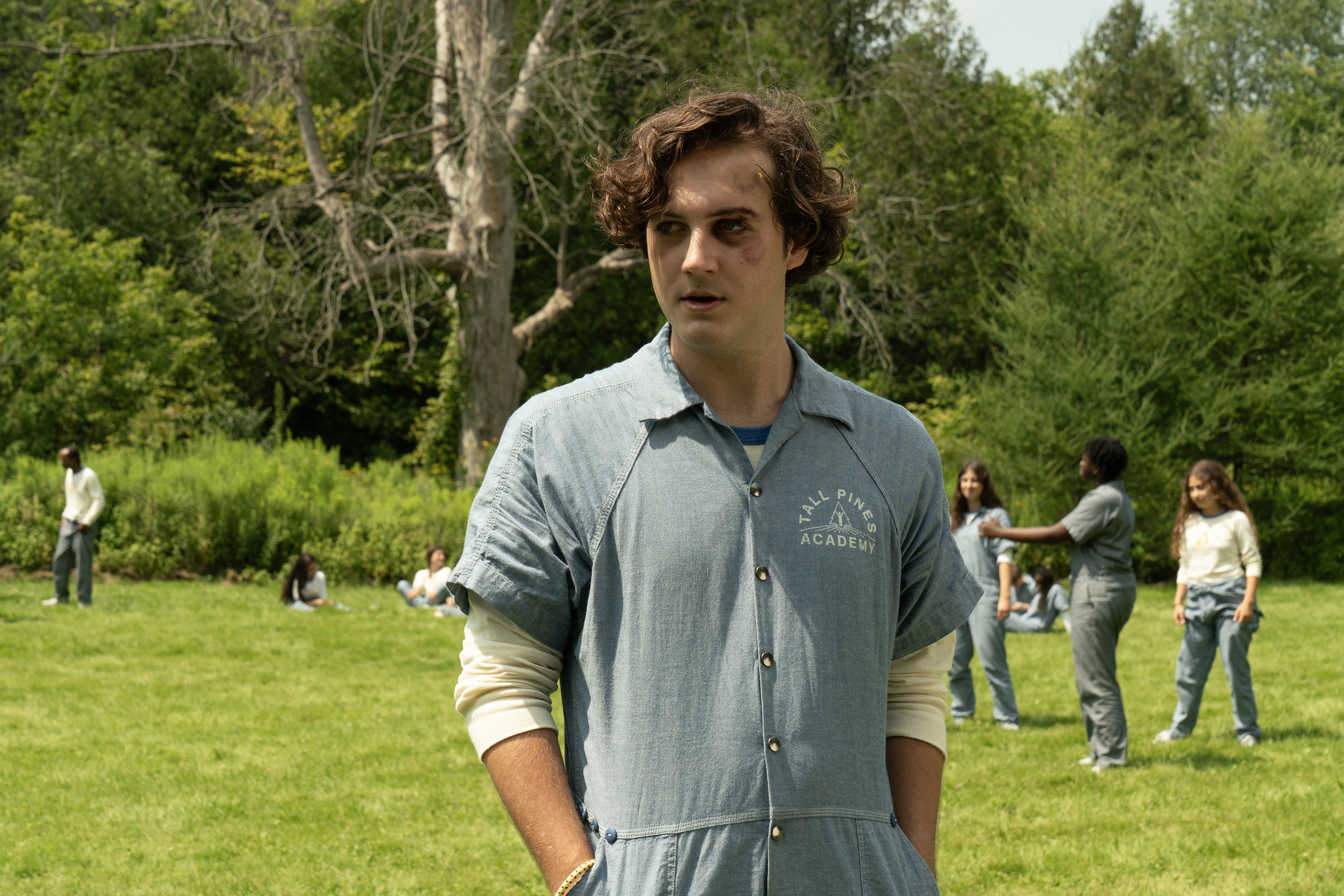 WAYWARD. John Daniel as Rory in episode 102 of Wayward. Cr. Michael Gibson/NetflixÂ© 2024