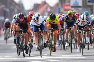 The final sprint at Gent-Wevelgem