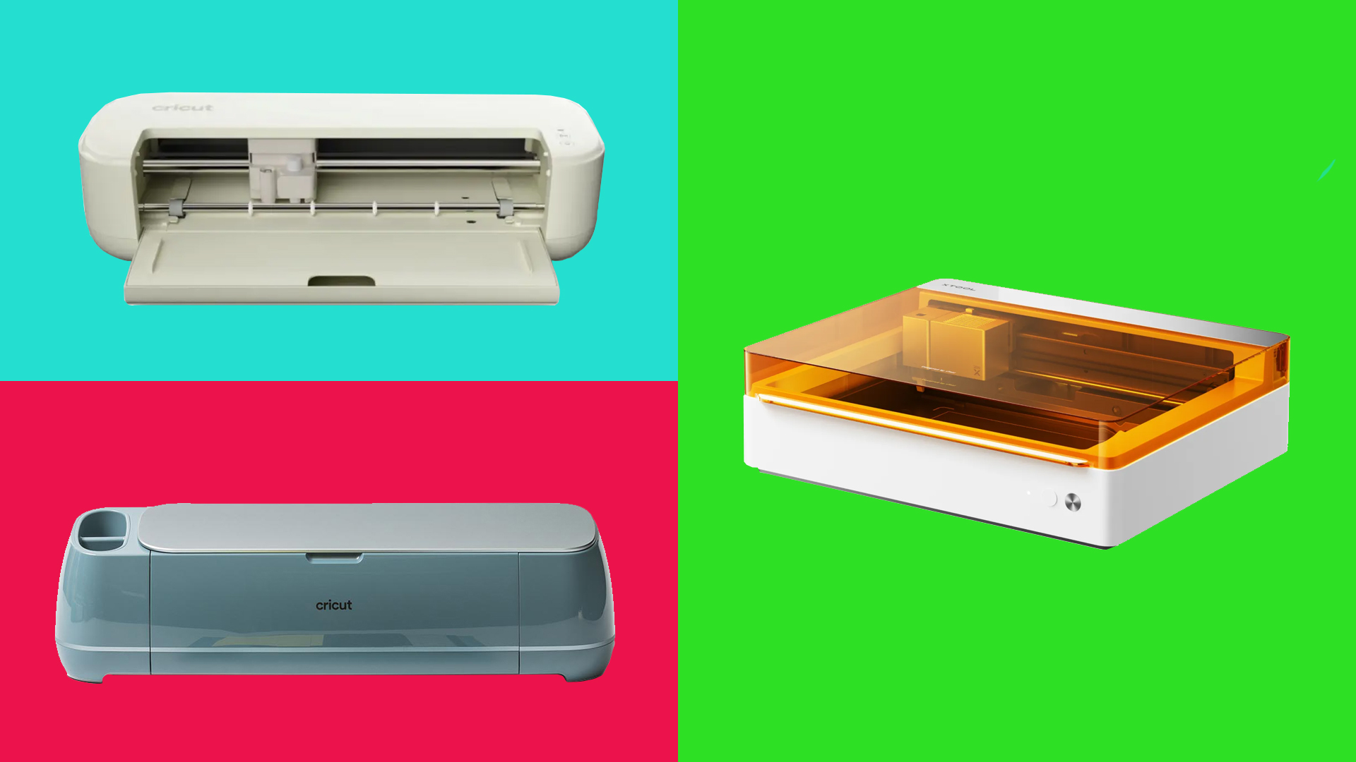 Three of the best vinyl cutting machines. 