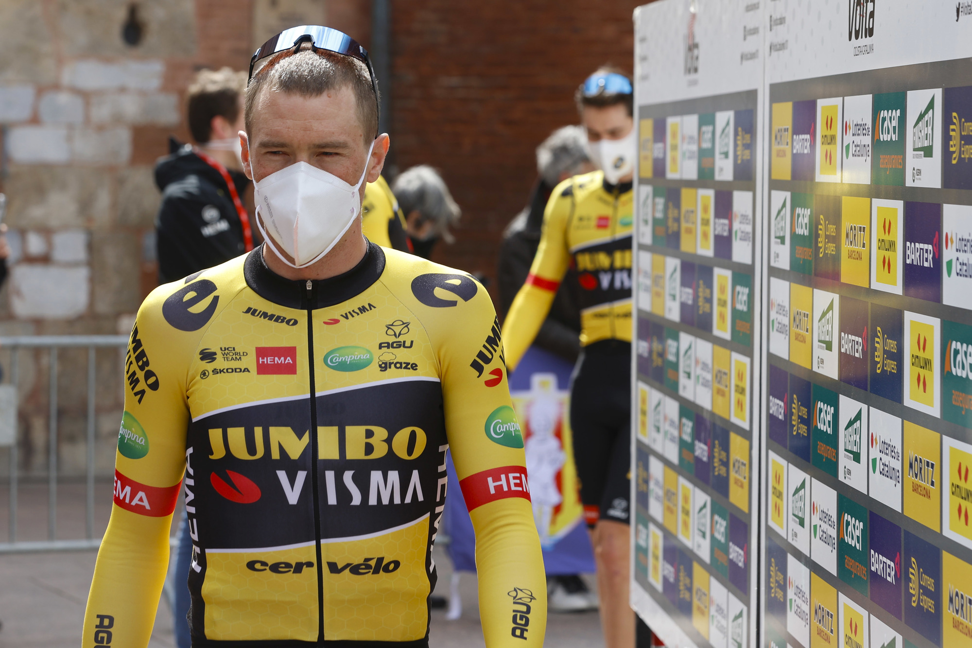 Volta Ciclista a Catalunya 2022 - 101st Edition - 3rd stage Perpinya - La Molina 161 km - 23/03/2022 - Rohan Dennis (AUS - Team Jumbo - Visma) - photo Luis Angel Gomez/SprintCyclingAgencyÂ©2022