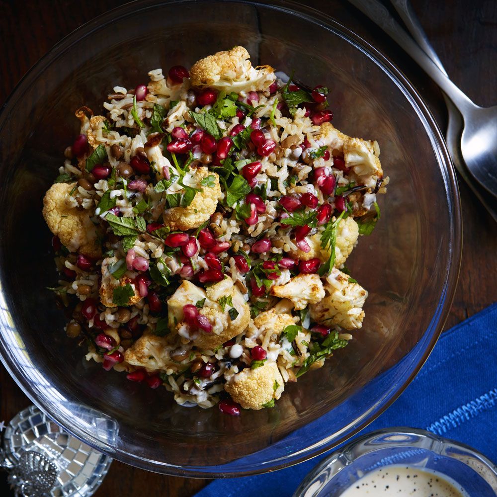 cauliflower and tahini salad