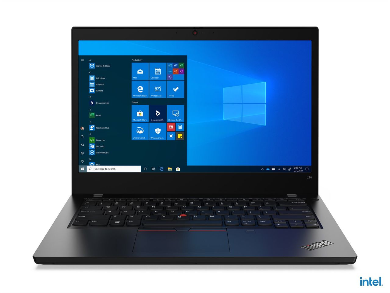ThinkPad L14 Gen 2 Hero Front Facing Jd Intel