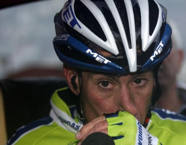 Vincenzo Nibali (Liquigas-Doimo) was disappointed at the finish.