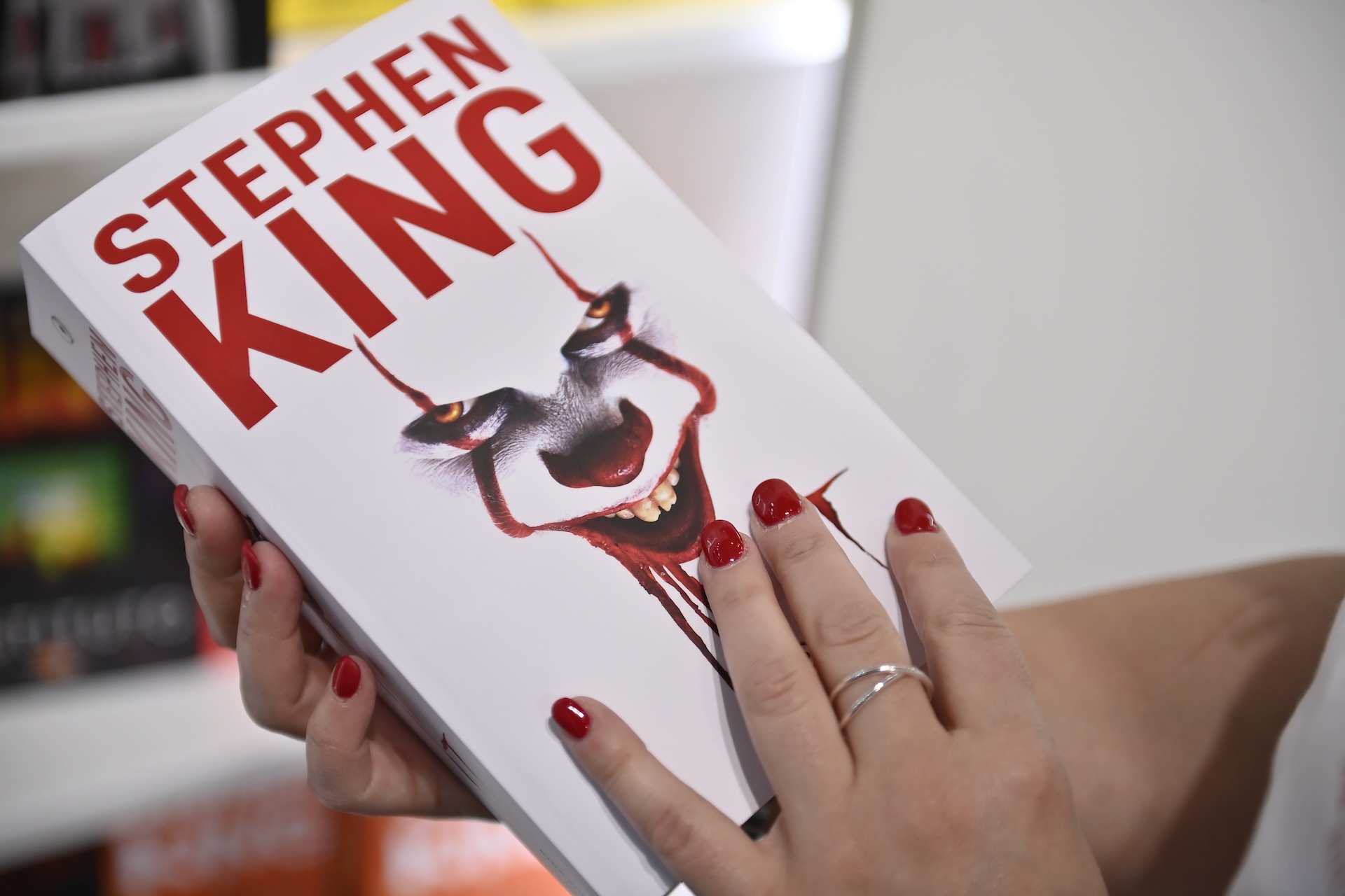 The IT book cover by Stephen King