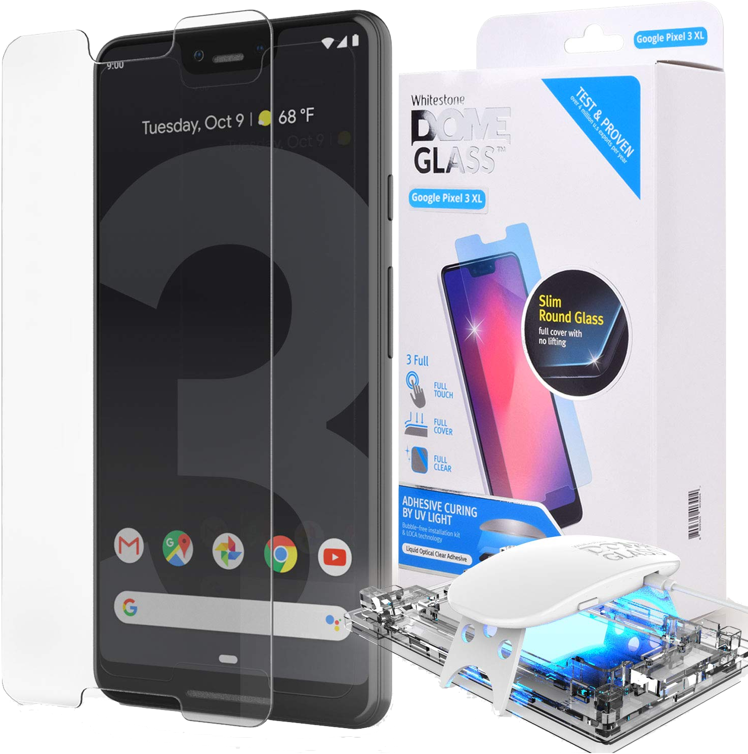 Whitestone Pixel 3 XL screen protector