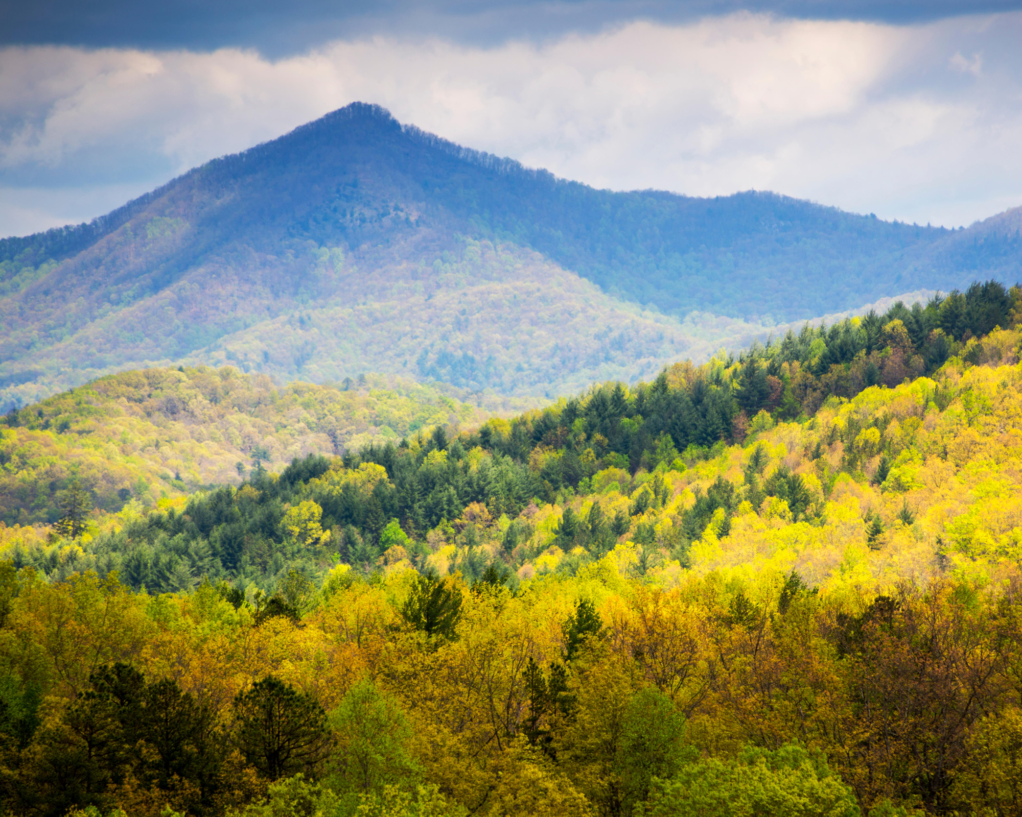 View from Popcorn Overlook, Chattahoochee National Forest, Georgia, USA