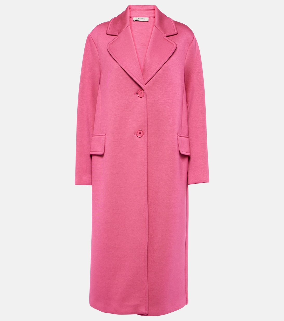 Radice Jersey Coat in Pink - S Max Mara