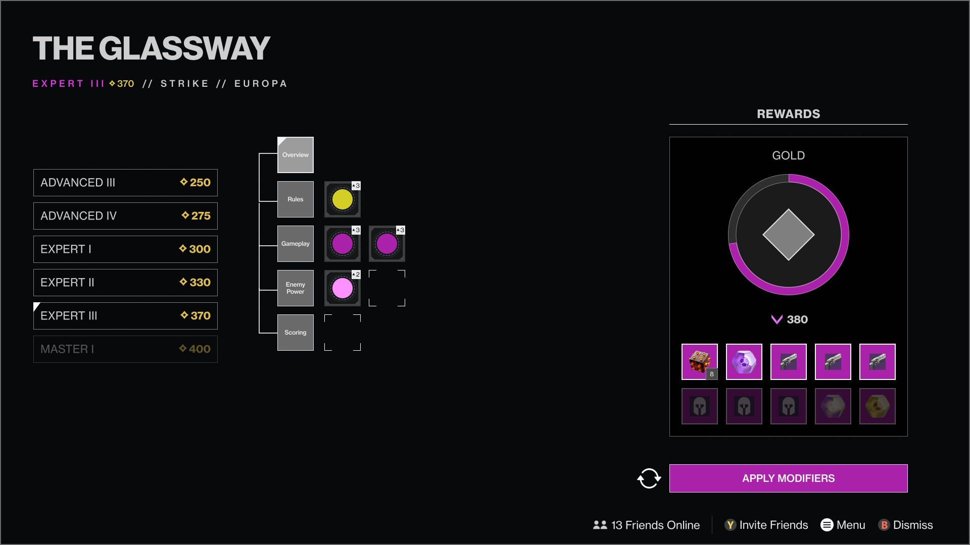 Destiny 2 new work in progress menus