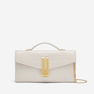 The Vancouver Clutch | Off-White Croc-Effect | Demellier