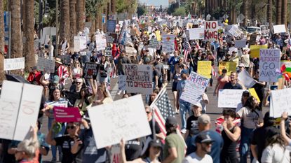 The No Kings protest