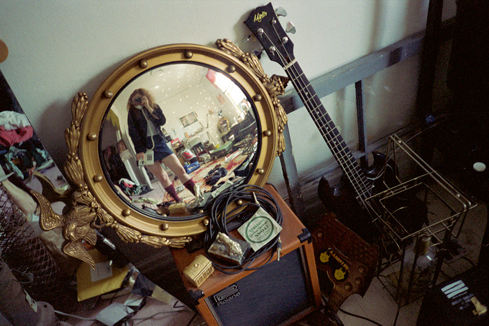 Self-Portrait in Eagle Fisheye Mirror, &amp;ldquo;Grunge Estates,&amp;rdquo; Rue Saint-Dominique, Montreal, 1994