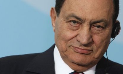In his first statement since his February ouster, former Egyptian President Hosni Mubarak says he is being unfairly attacked with corruption charges.