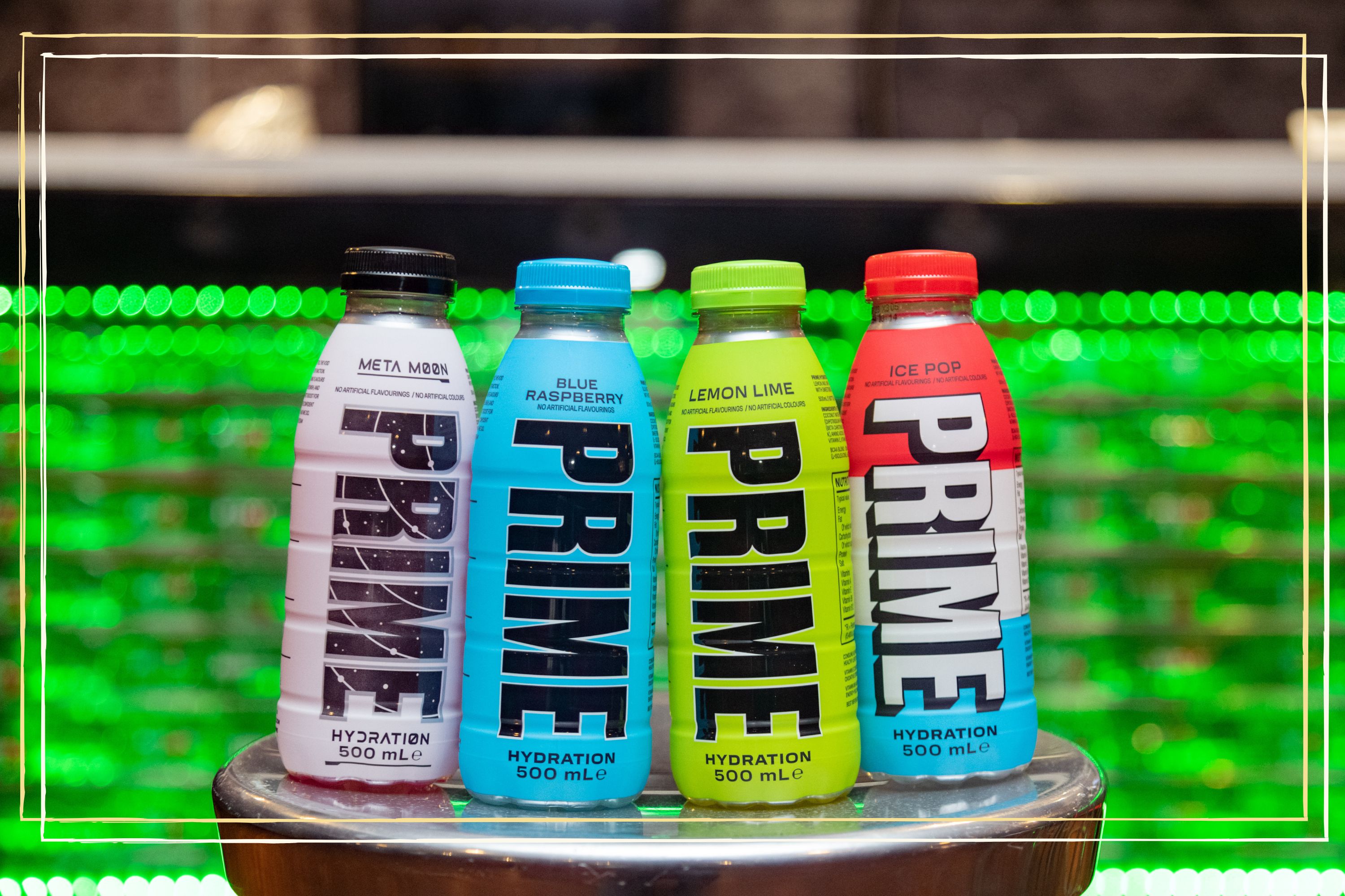 Prime Hydration Energy Drink with 200 mg. of Caffeine and 300 mg. of  Electrolytes - Lemon Lime (12 Drinks / 12 Fl. Oz. Each)