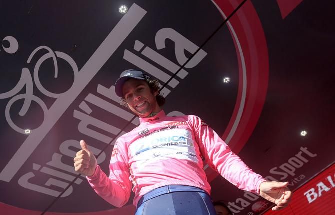 Michael Matthews (Orica GreenEdge) on the podium