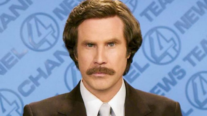 The trailer for Ron Burgundy's podcast is here - but something seems weird