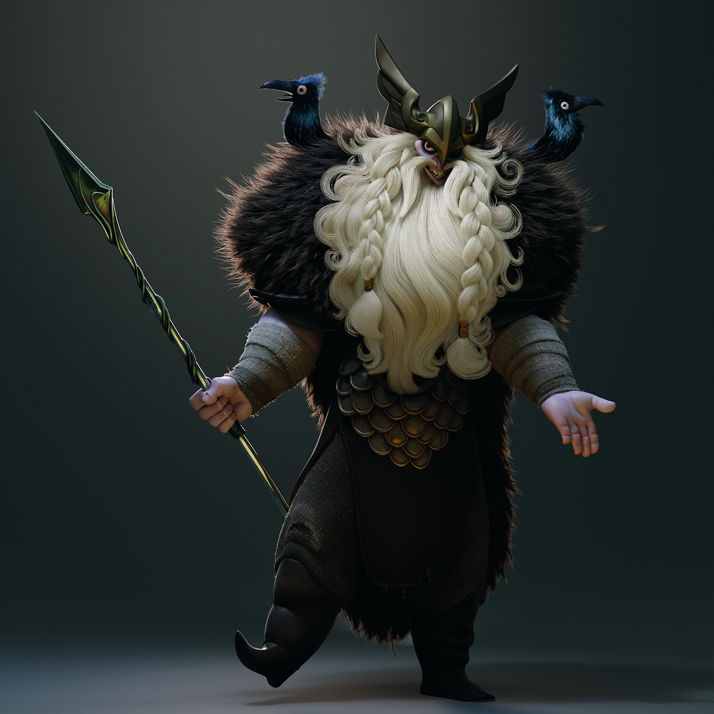 3D models of Disney inspired characters