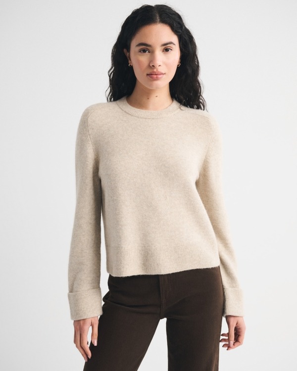 The A&amp;f Madeline Merino Wool-Blend Crew Sweater