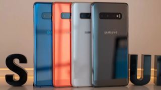 Samsung Galaxy S10 series in all colors