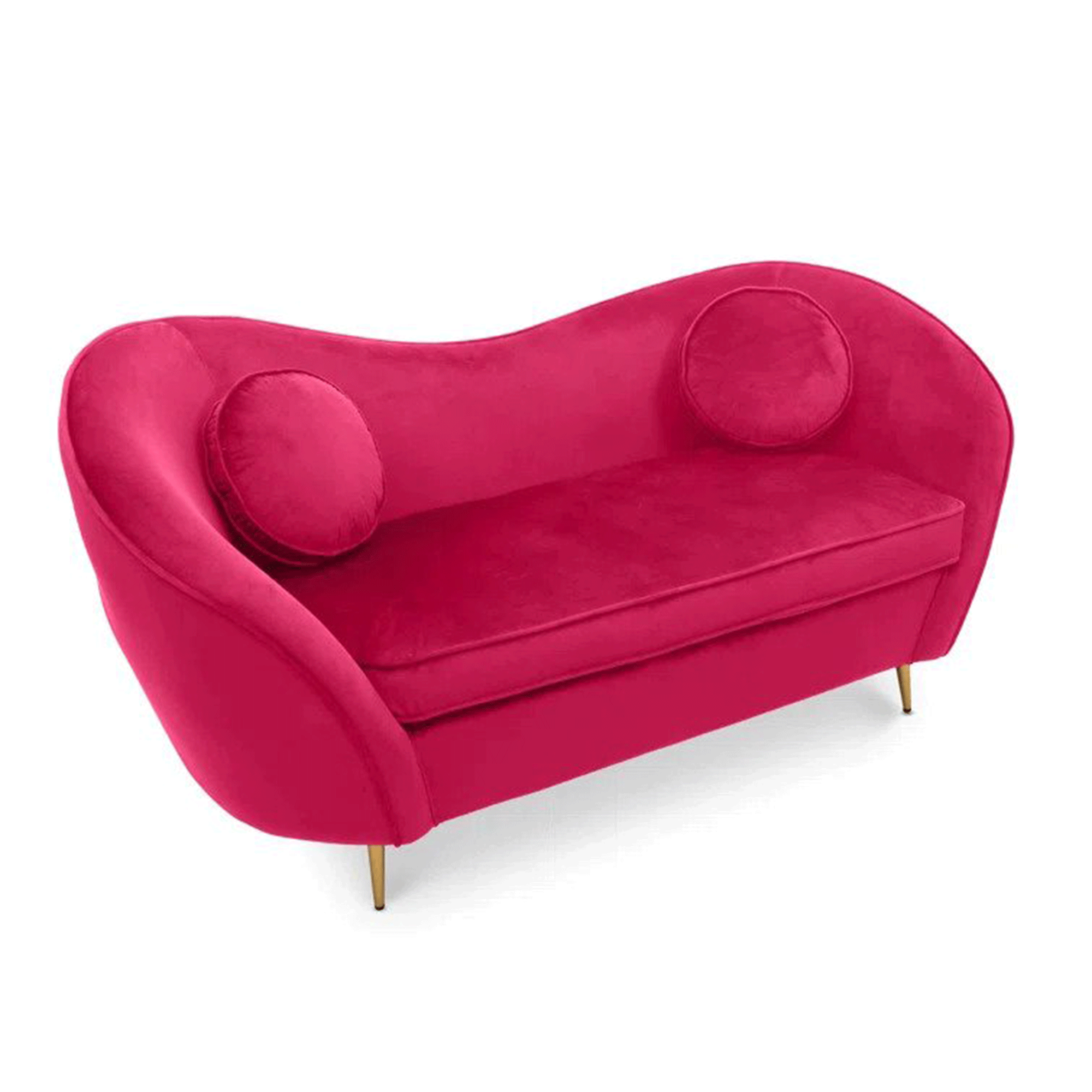pink sofa