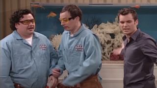 Horatio Sanz, Jimmy Fallon, and Jeff Gordon on SNL