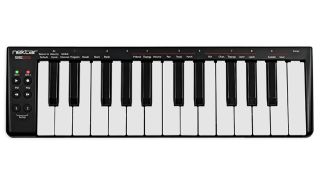 A Nektar SE25 compact MIDI keyboard