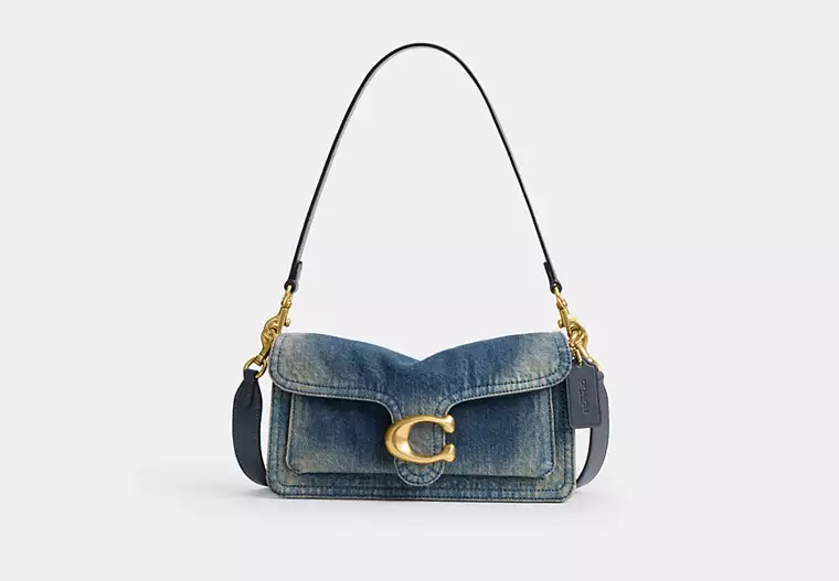 Coach, Tabby Shoulder Bag 26 In Regenerative Cotton Denim