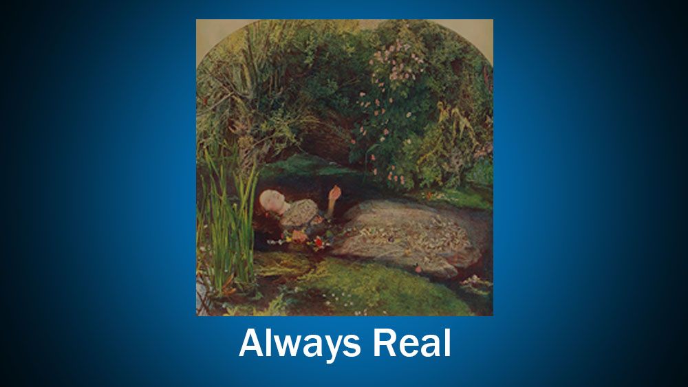ACNH paintings: OPHELIA BY JOHN EVERETT MILLAIS