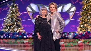 Dawn French and Jennifer Saunders on The Masked Singer Christmas special 2024