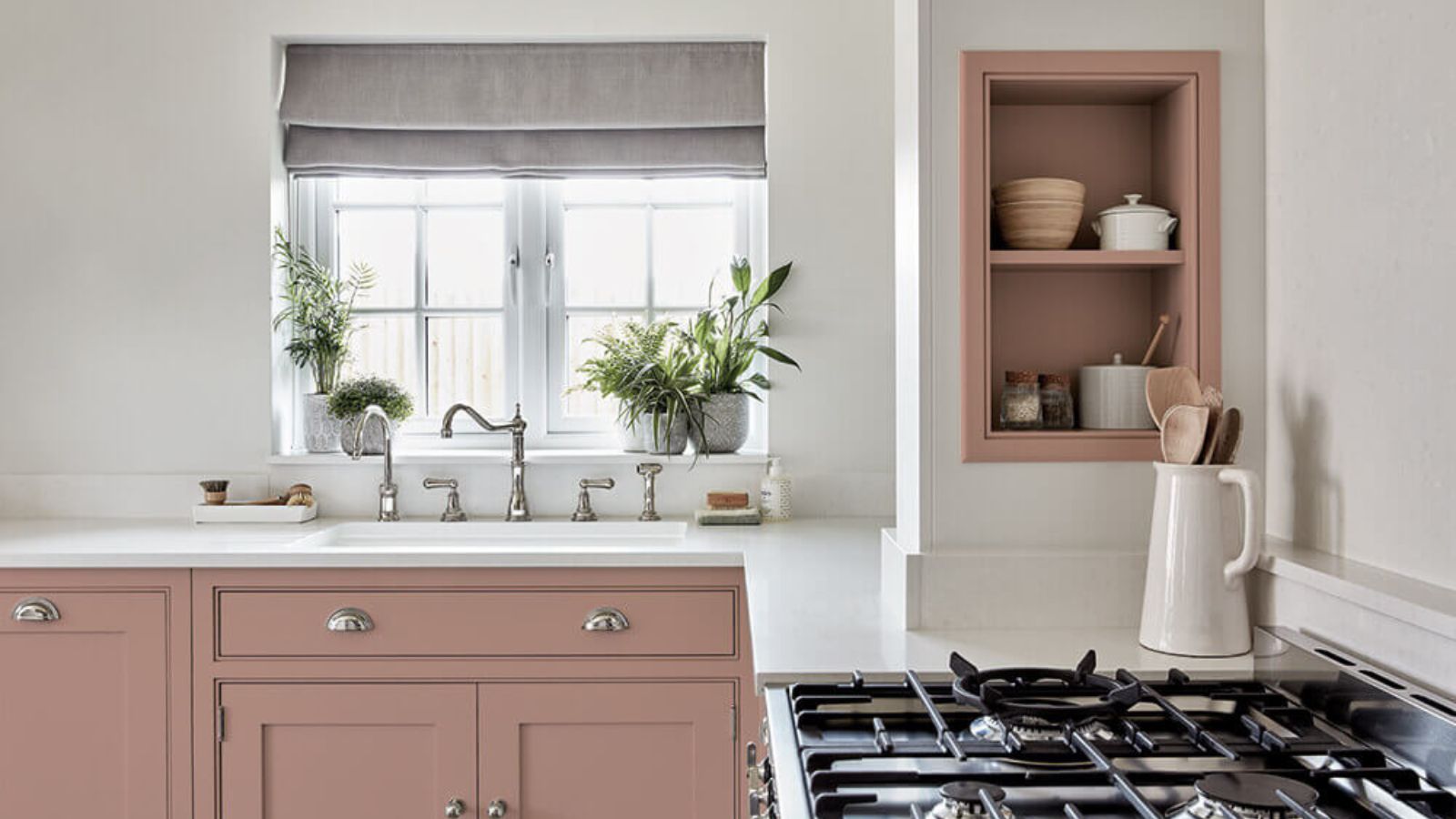 Keeping your kitchen counters organized doesn't mean tucking