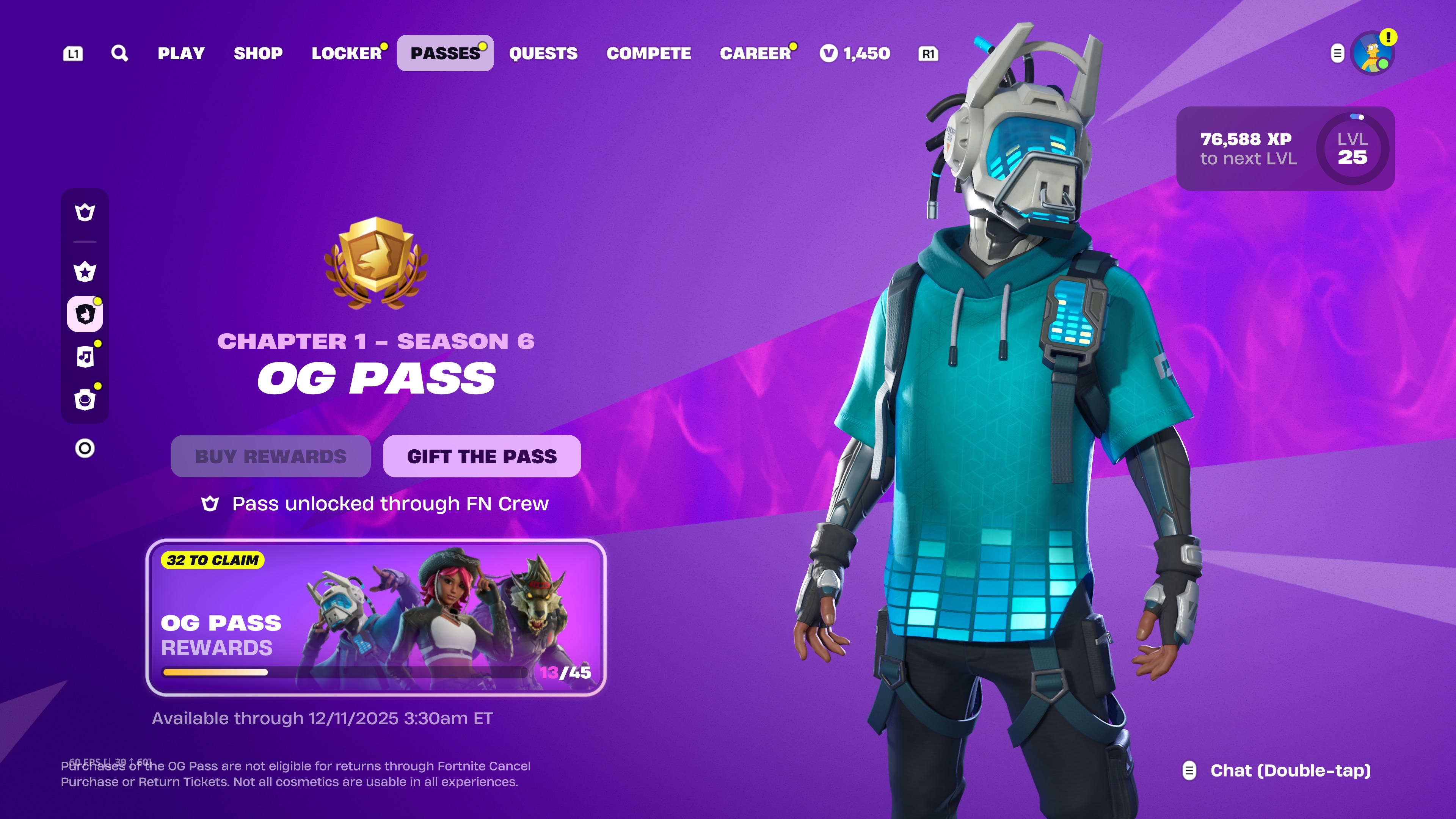 The Fortnite OG Pass