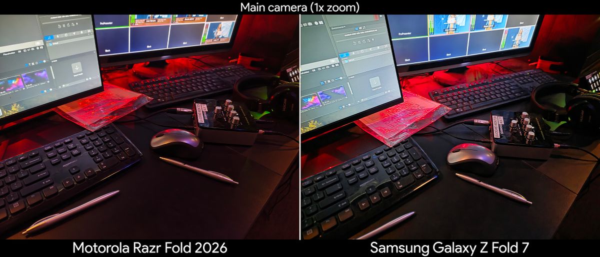 Comparing camera quality between the Motorola Razr Fold 2026 and Samsung Galaxy Z Fold 7