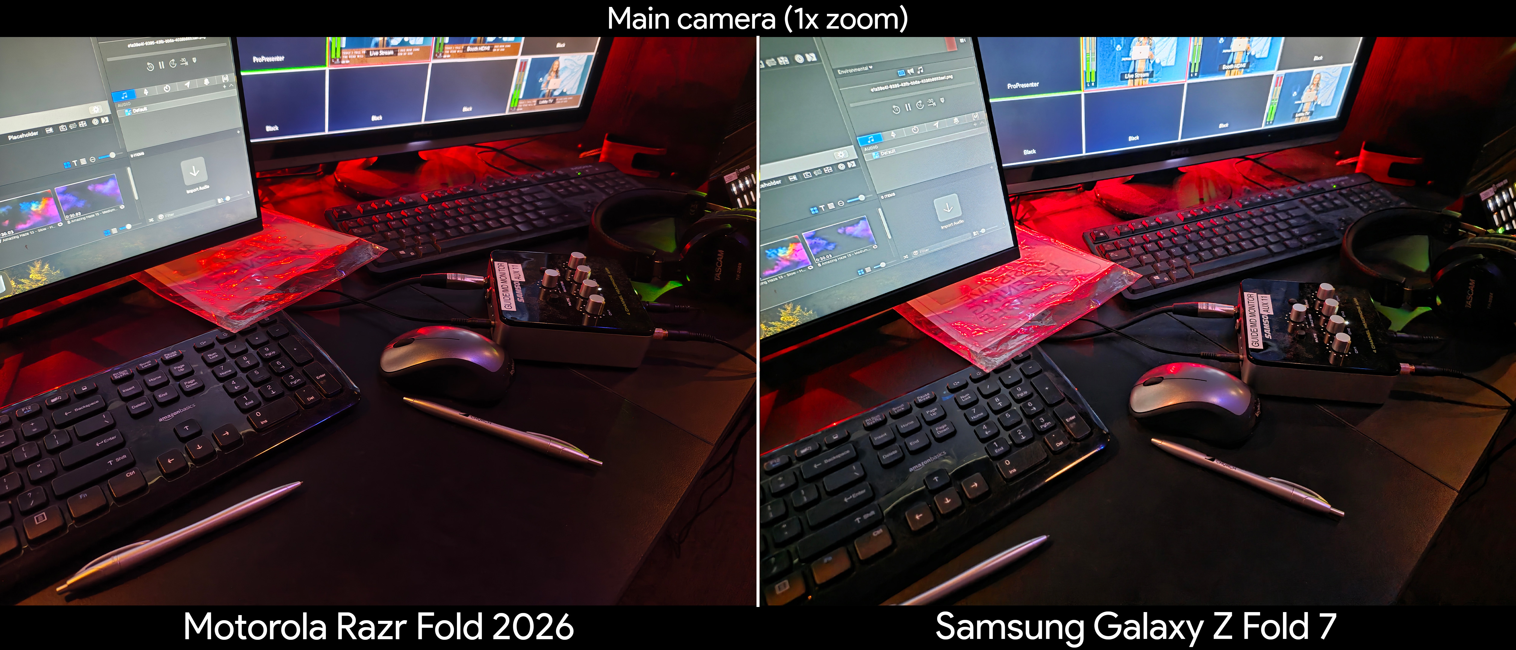 Comparing camera quality between the Motorola Razr Fold 2026 and Samsung Galaxy Z Fold 7