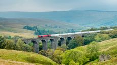 Great Britain, England, District Yorkshire Dales, Dent Head Viaduct, Settle&ndash;Carlisle line 