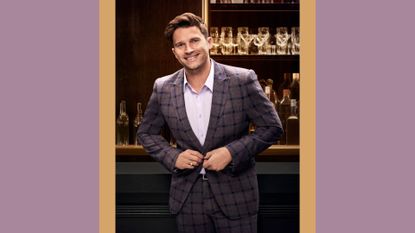 Headshot of Tom Schwartz of Vanderpump Rules at the bar