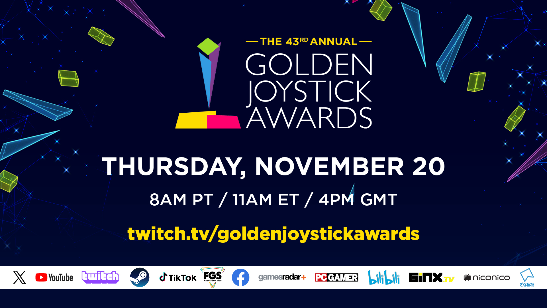 43rd Annual Golden Joystick Awards