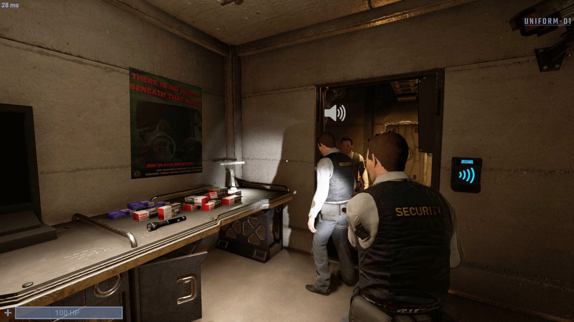 Security guards hording ammo