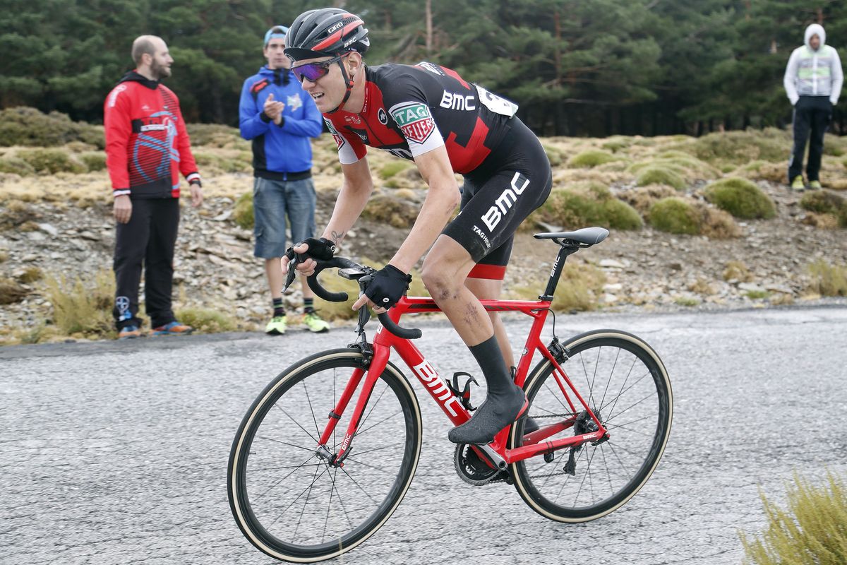 Tejay van Garderen on stage 11 of the Vuelta a Espa&ntilde;a