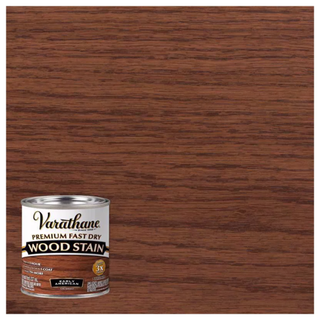 A tin of premium fast dry wood stain