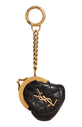 Gaby Leather Coin Pouch Key Ring