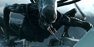 The Xenomorph on a ship's roof