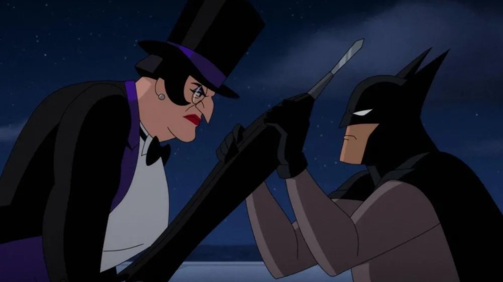 Bruce Timm says Batman: Caped Crusader gender-flipped The Penguin as Batman had "a lack of good villains" and he wanted more female ones