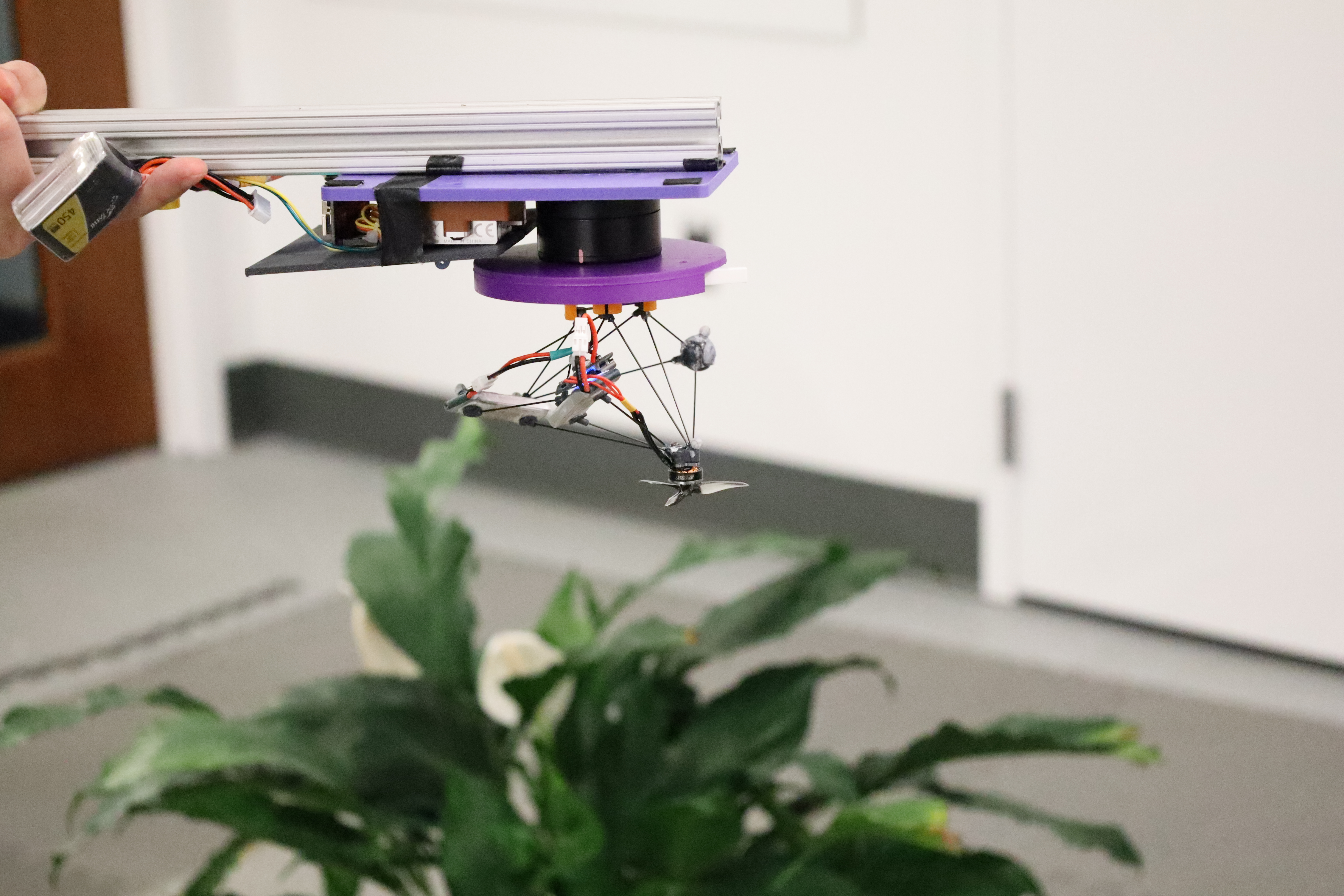 Drone before being launched