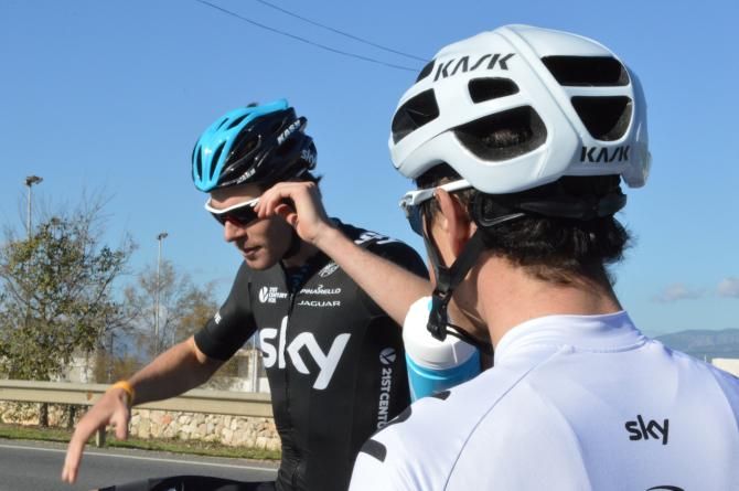 Luke Rowe and Peter Kennaugh (Team Sky)